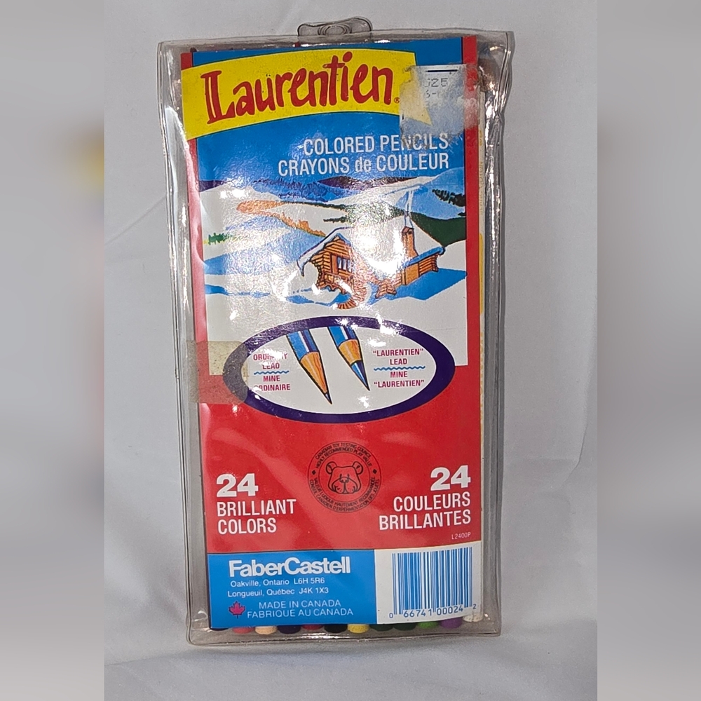 Vintage Laurentian Pencil Crayons in Original Package